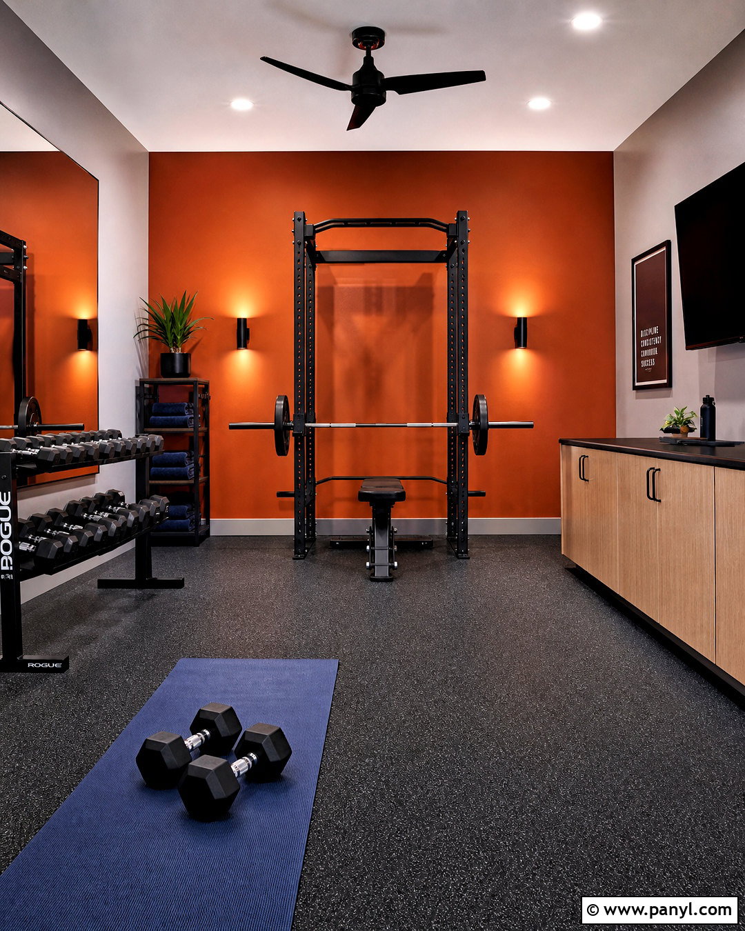 Burnt Orange Workout Room Paint - 20 workout room paint colors