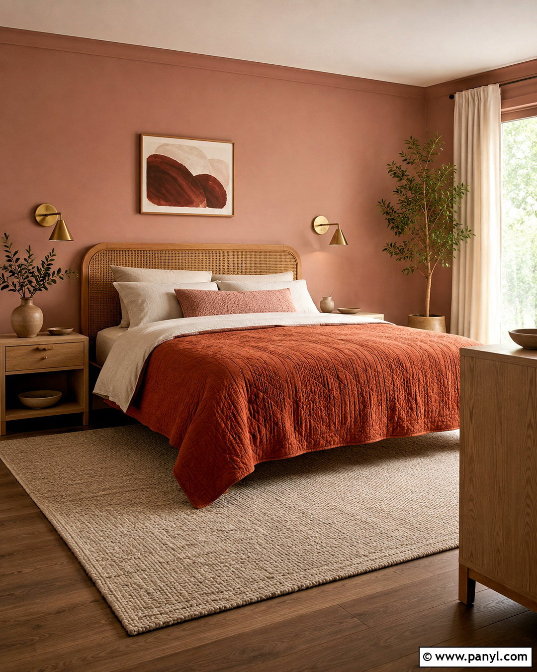 Burnt Sienna And Blush Bedroom - 20 burnt sienna color palette ideas