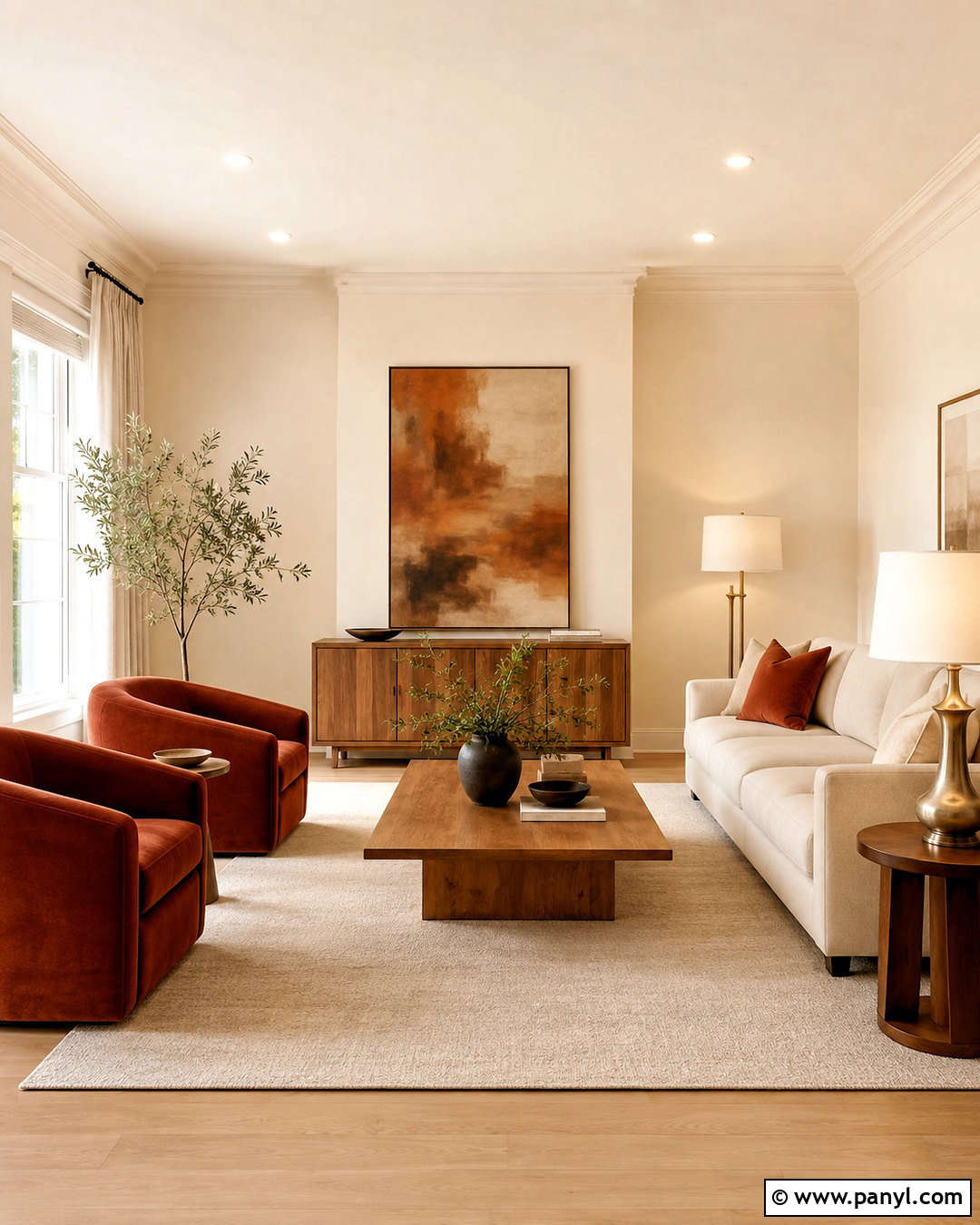 Burnt Sienna And Cream Living Room - 20 burnt sienna color palette ideas
