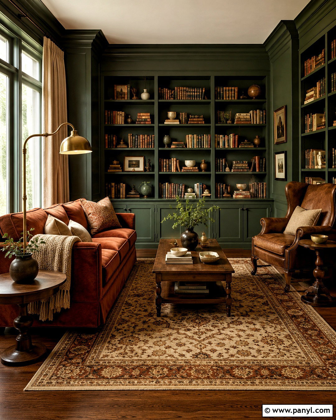 Burnt Sienna And Forest Green Library - 20 burnt sienna color palette ideas
