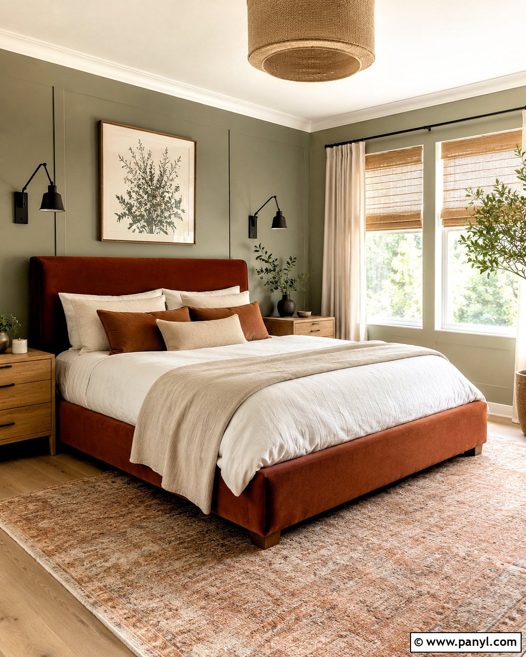 Burnt Sienna And Sage Green Bedroom - 20 burnt sienna color palette ideas