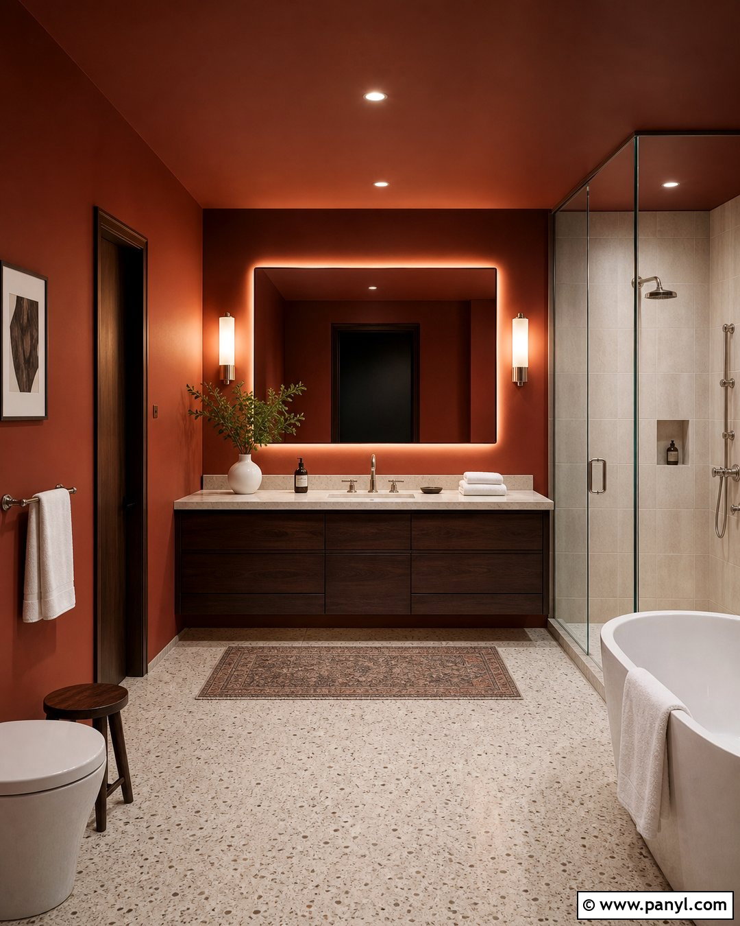 Burnt Sienna Bathroom - 25 Bathroom Color Trends 2027
