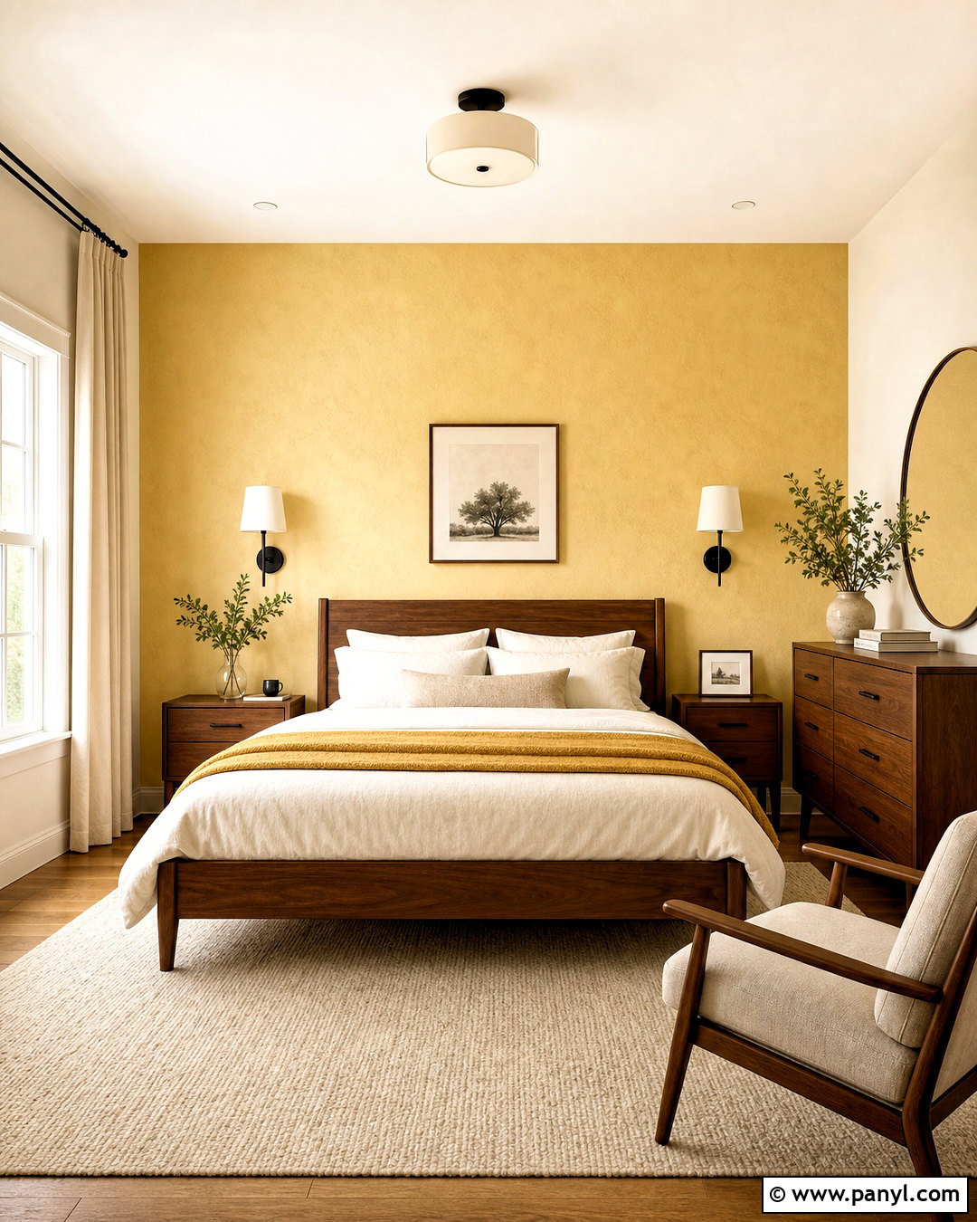 Butter Yellow Accent Wall Bedroom - 20 butter yellow bedroom ideas