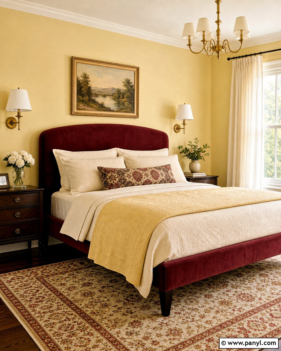 Butter Yellow And Burgundy Bedroom - 20 butter yellow bedroom ideas