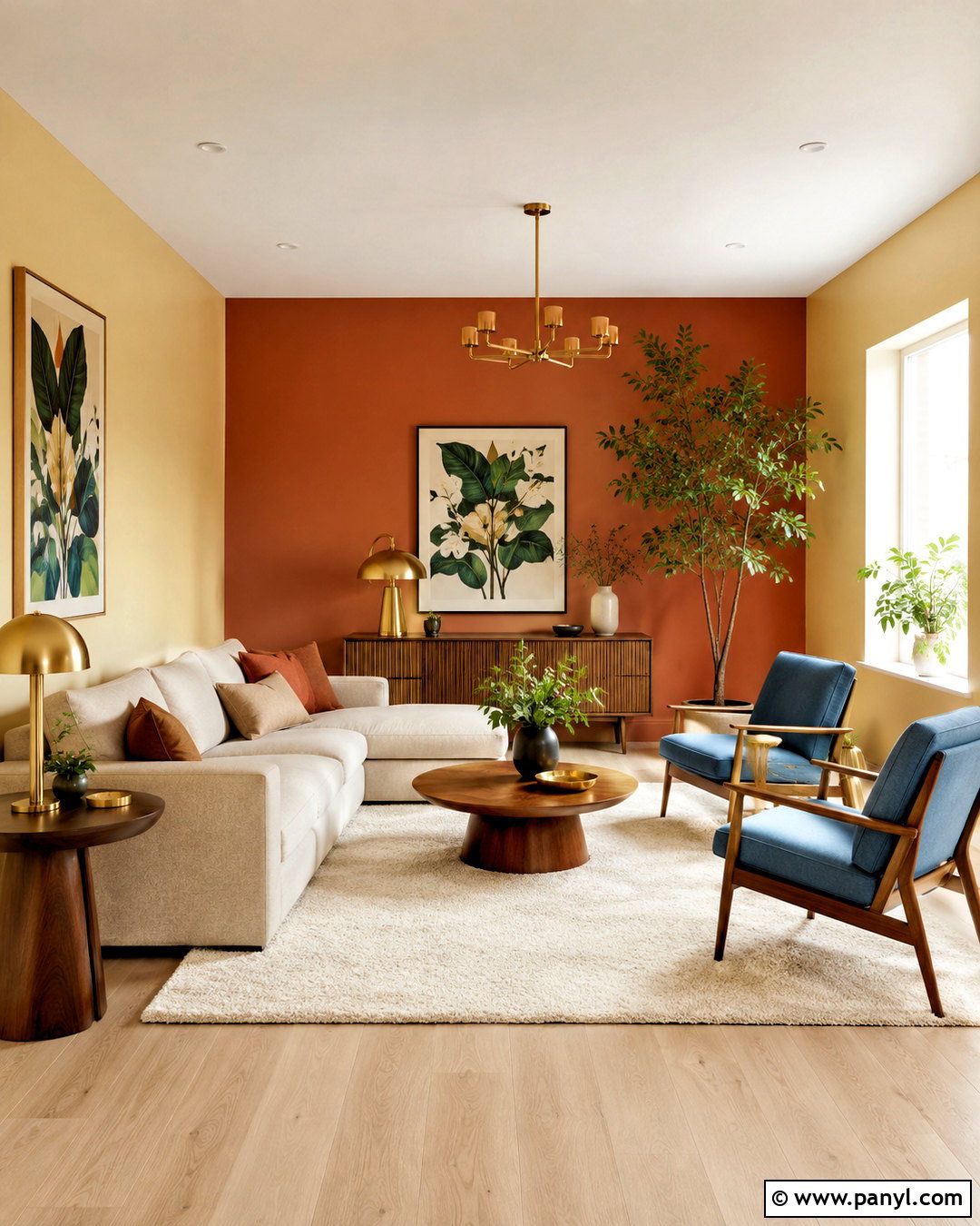 Butter Yellow And Burnt Orange Living Room Walls - 20 Yellow And Orange Walls