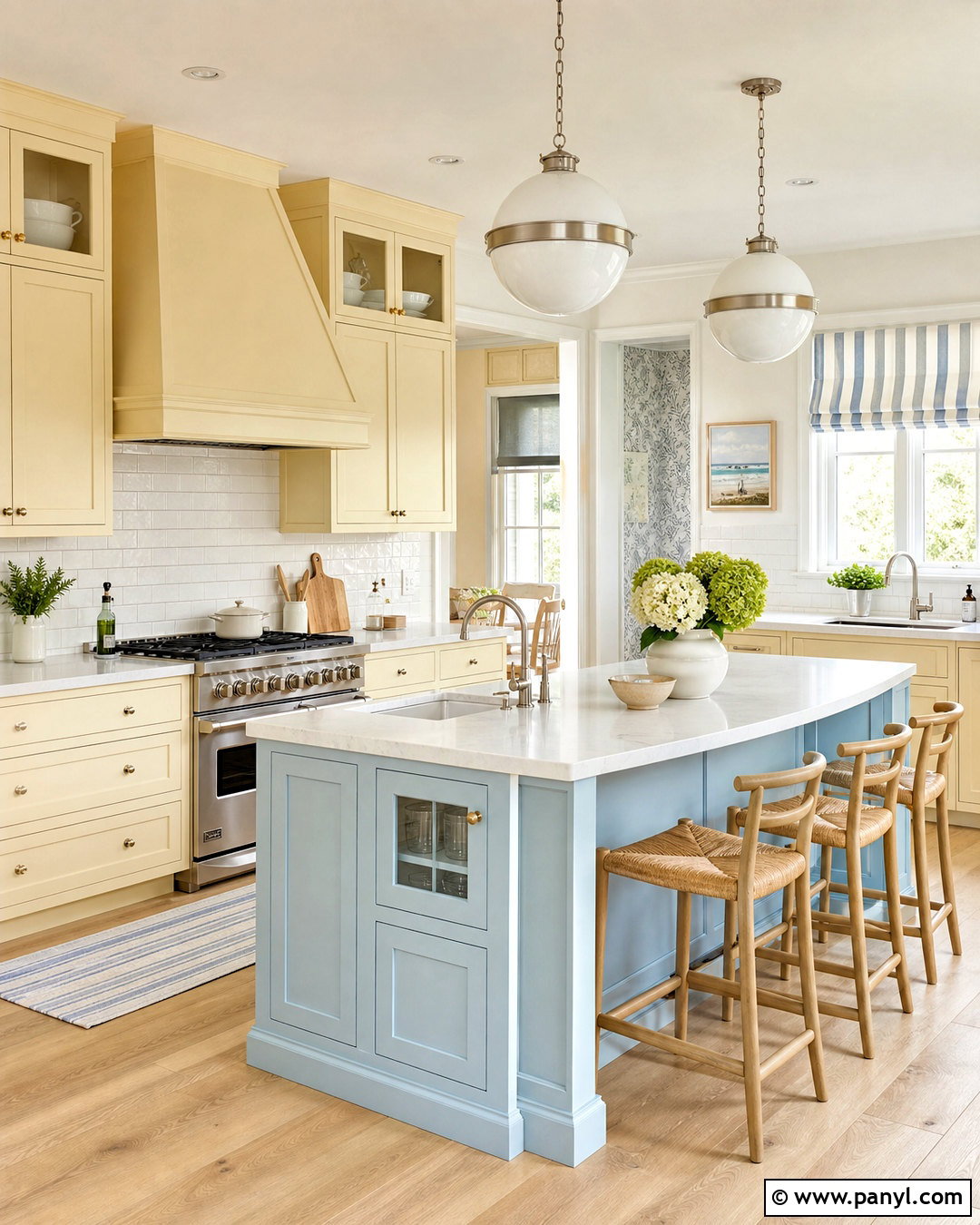 Butter Yellow And Powder Blue Kitchen - 20 butter yellow kitchen ideas