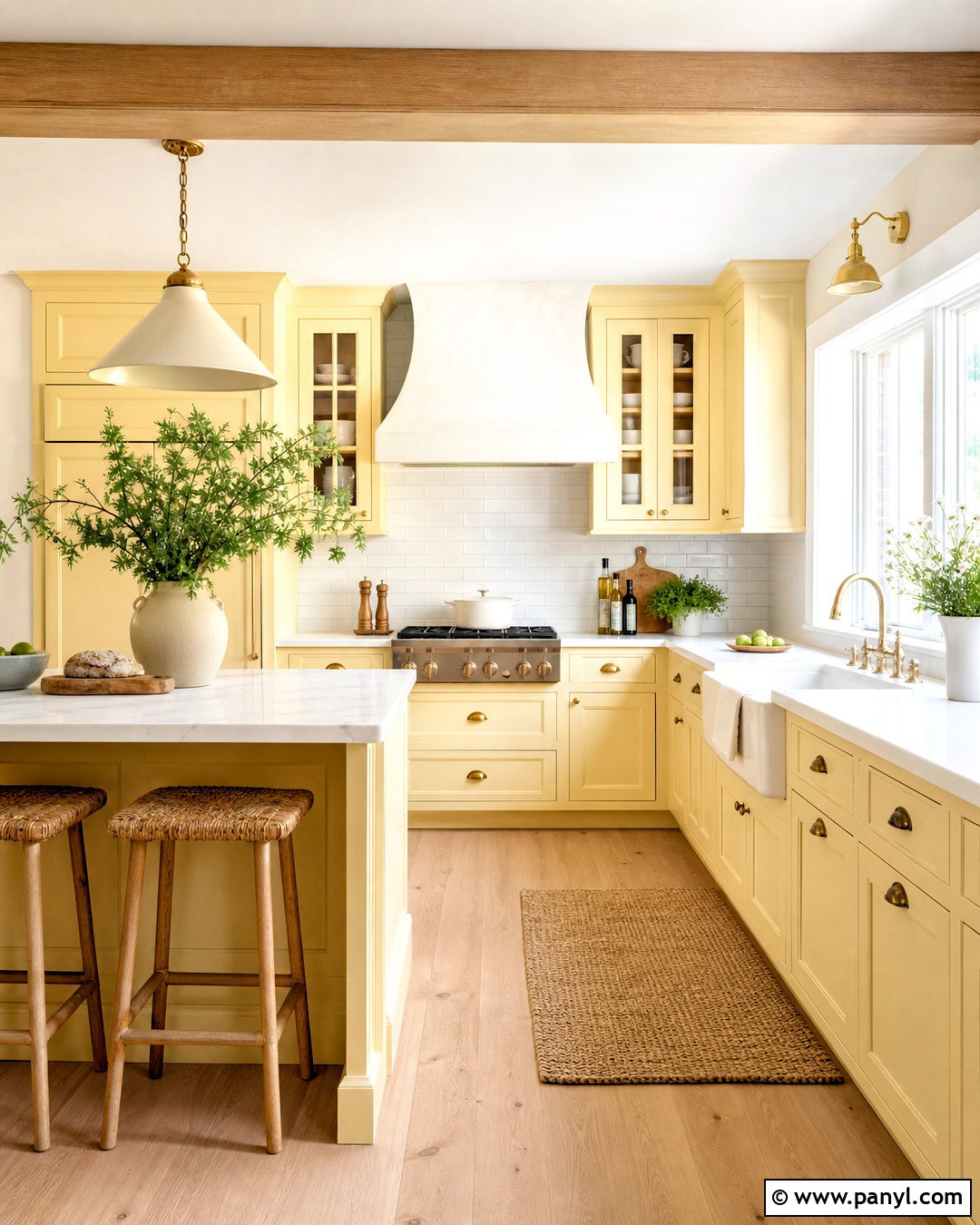 Butter Yellow And White Kitchen Palette - 20 kitchen color palette ideas