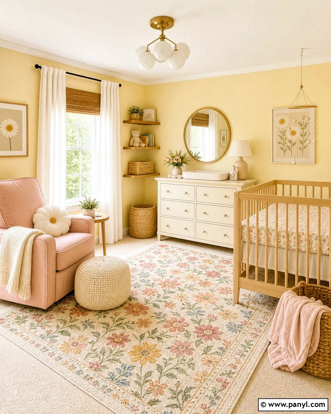 Butter Yellow Baby Girl Bedroom Paint - 20 baby girl bedroom paint ideas