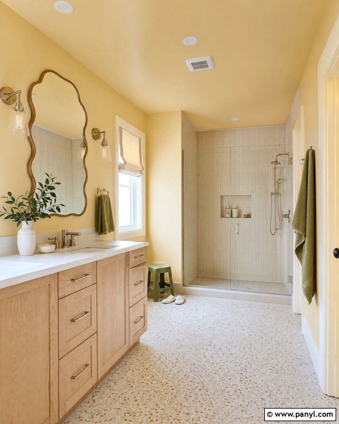 Butter Yellow Bathroom - 25 Bathroom Color Trends 2027