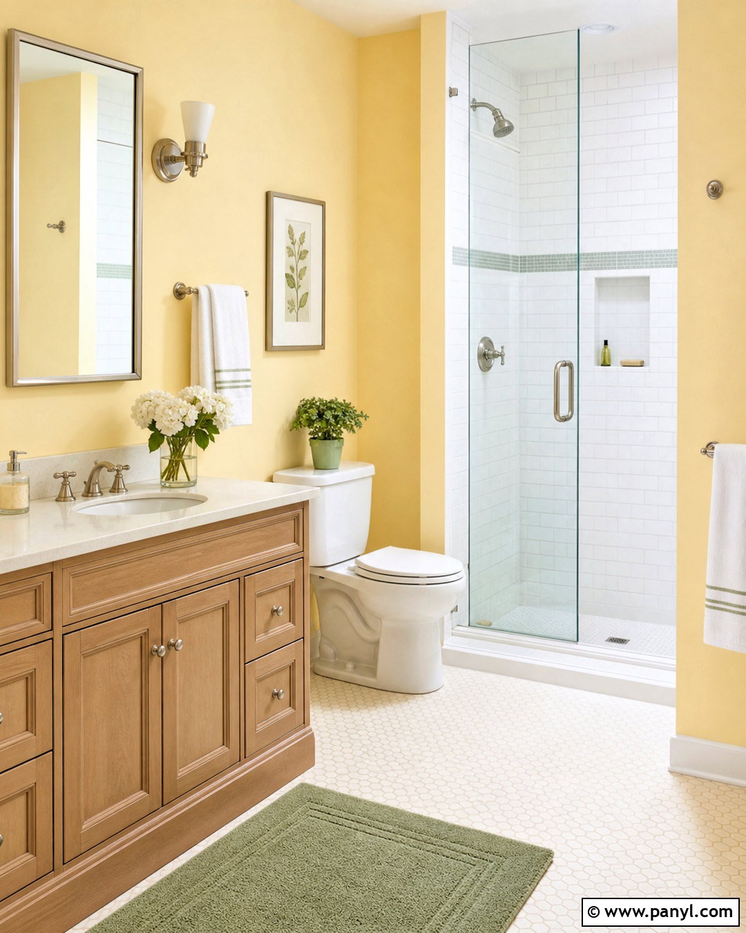 Butter Yellow Bathroom - 20 bathroom paint colors