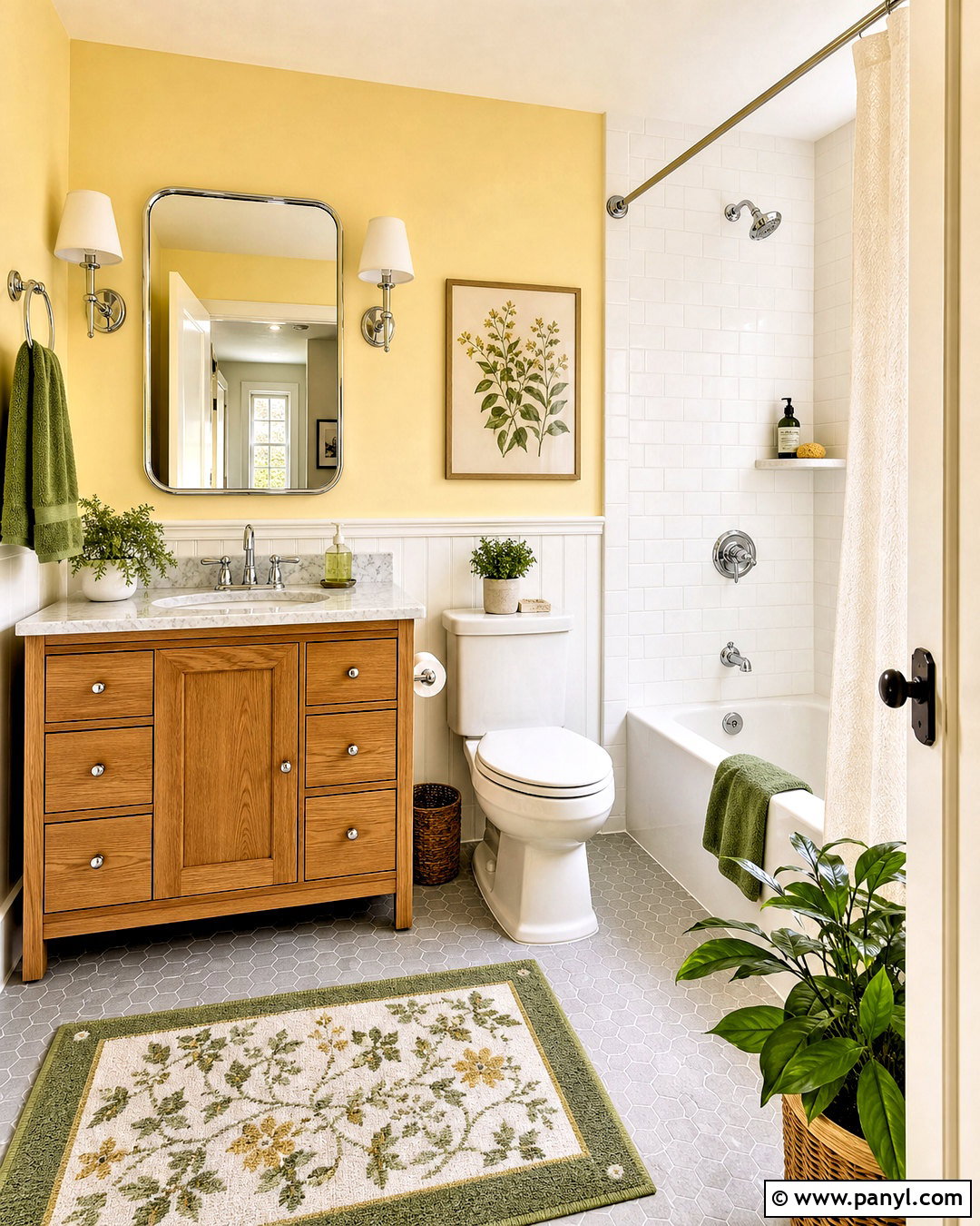 Butter Yellow Bathroom - 20 trending bathroom colors