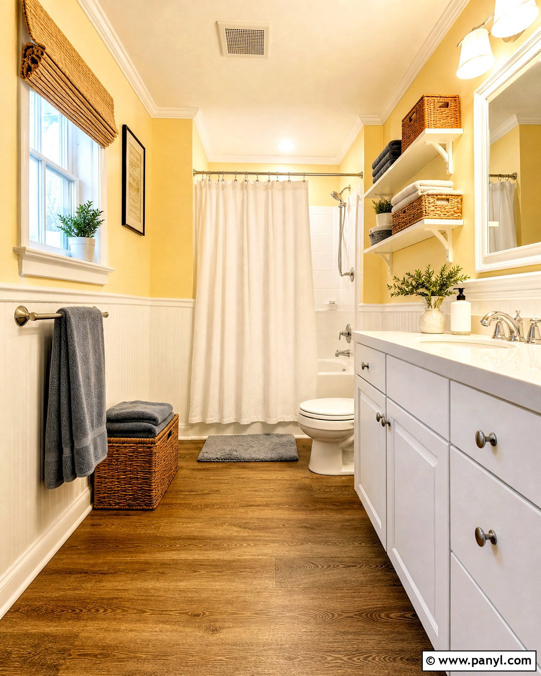 Butter Yellow Bathroom Paint - 20 popular bathroom paint colors