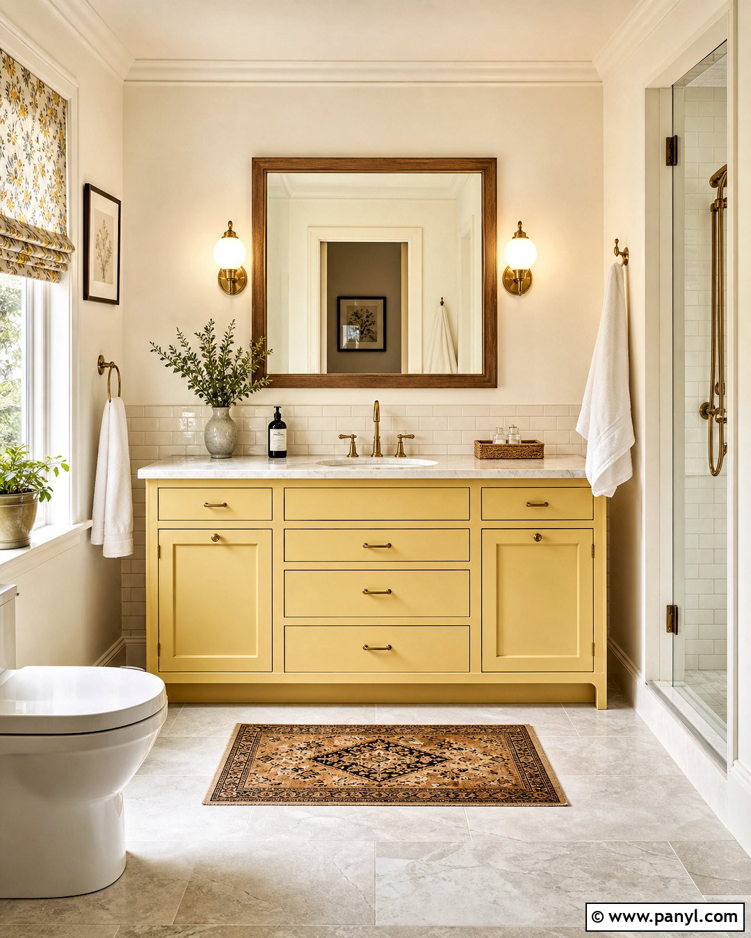 Butter Yellow Bathroom Vanity - 20 butter yellow bathroom ideas