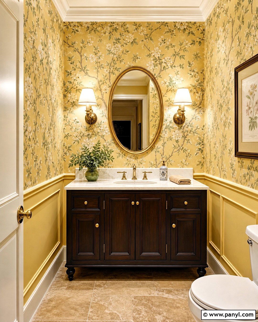 Butter Yellow Bathroom Wallpaper - 20 butter yellow bathroom ideas