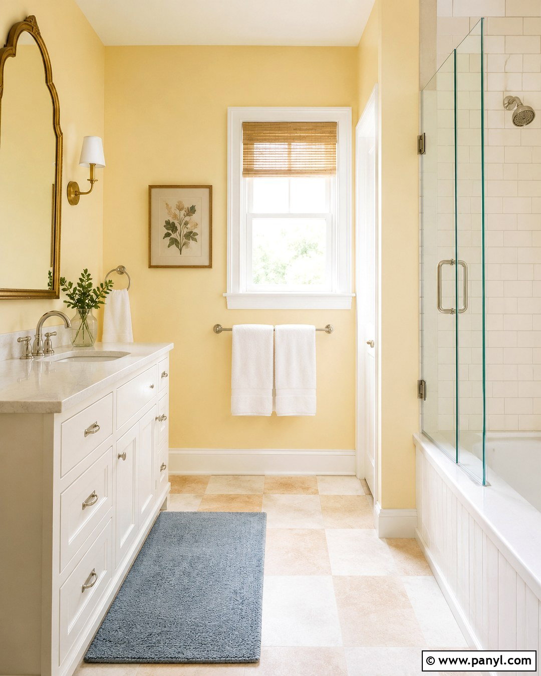 Butter Yellow Bathroom Walls - 20 Bathroom Wall Colors 2027