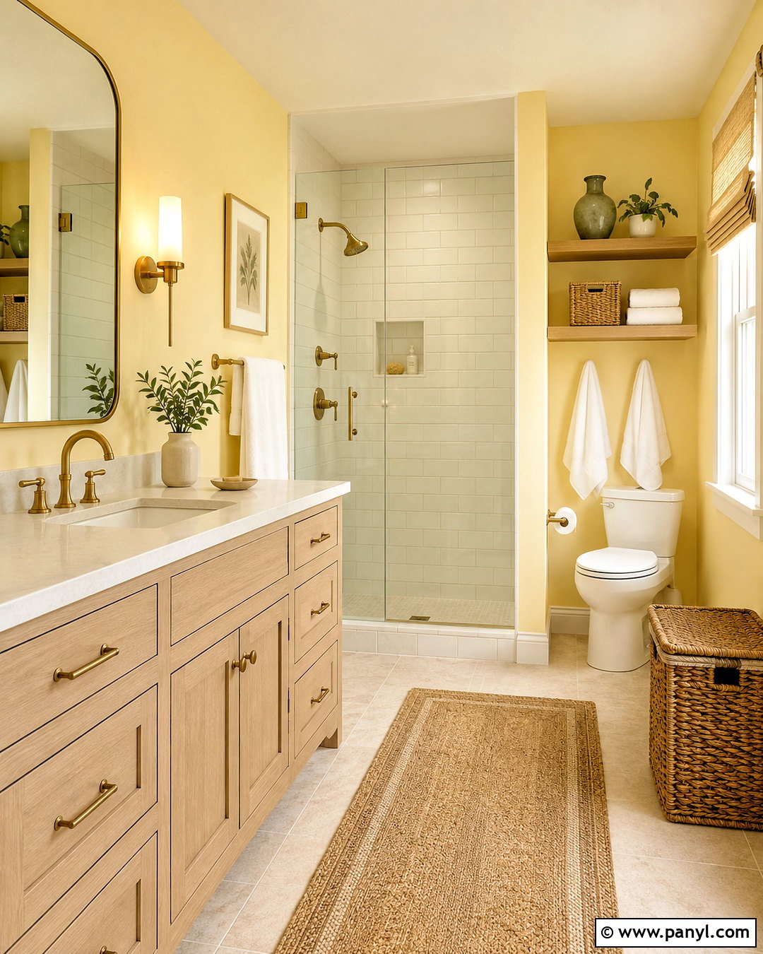 Butter Yellow Bathroom - 20 Yellow Bathroom Colors