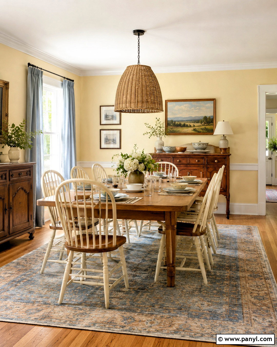 Butter Yellow Dining Room - 20 pastel room colors