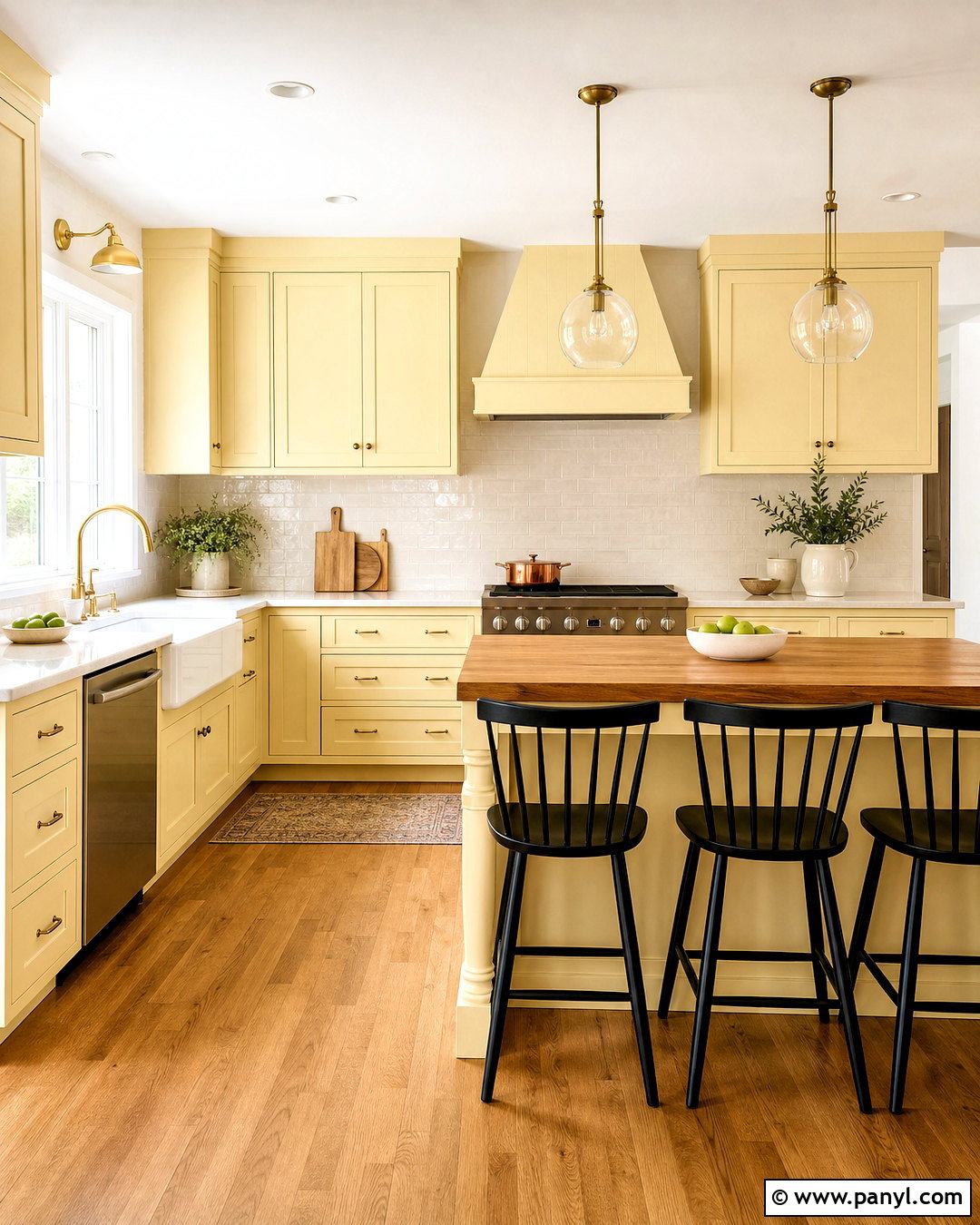 Butter Yellow Farmhouse Kitchen - 20 yellow farmhouse kitchen ideas