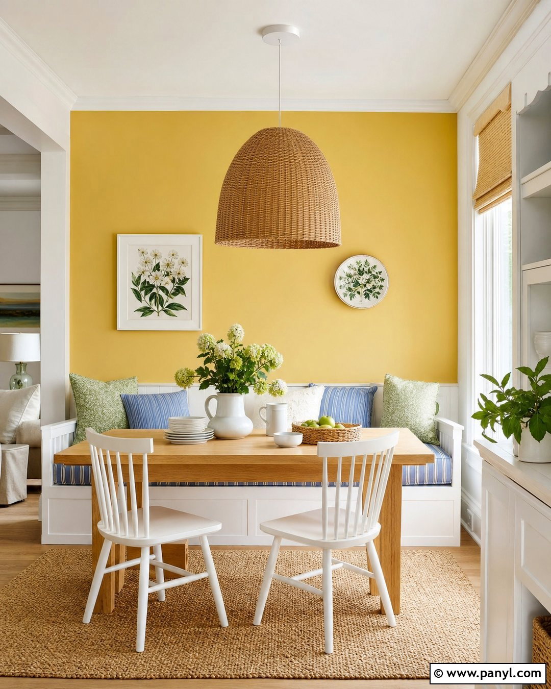 Butter Yellow Feature Wall - 30 Feature Wall Colours