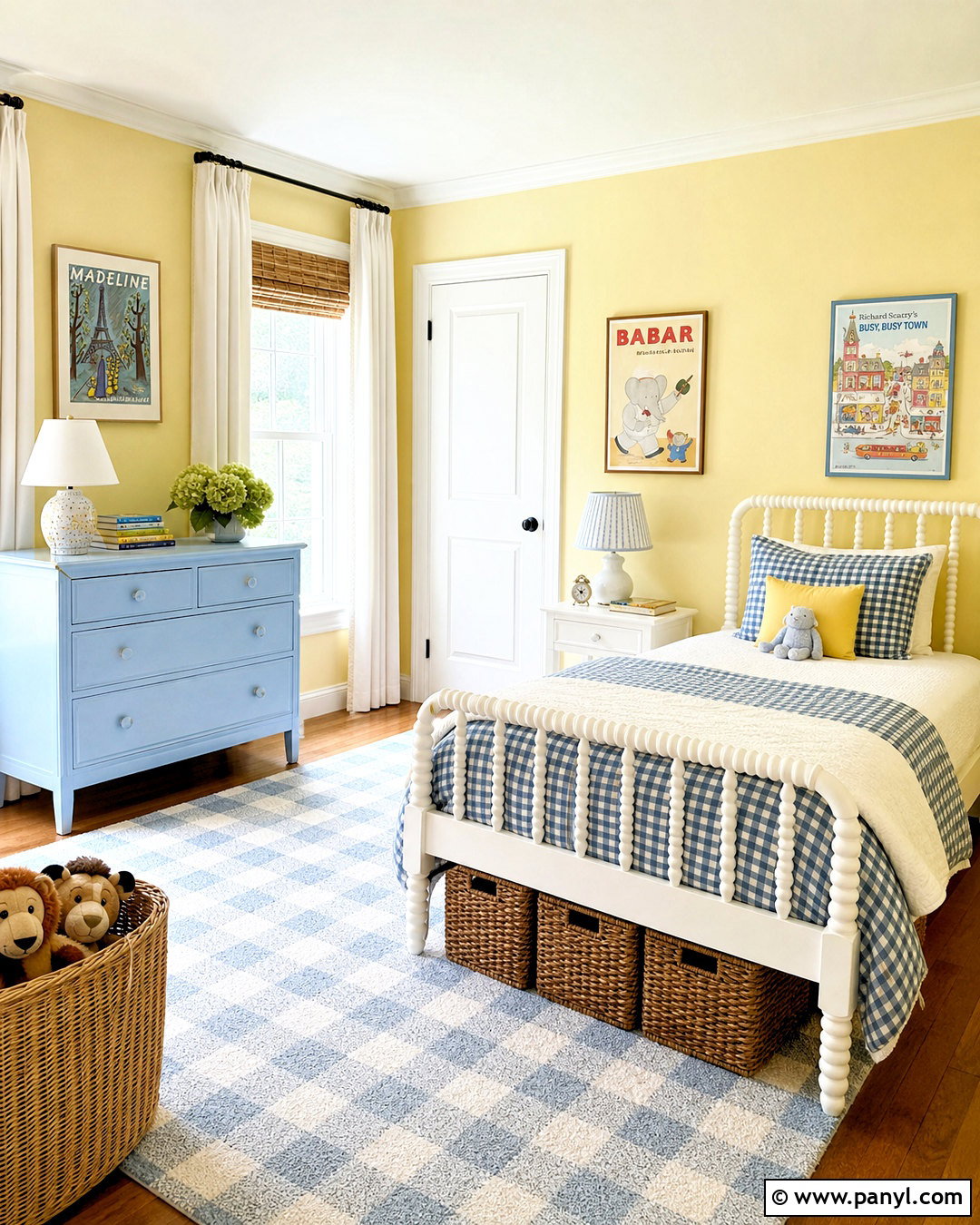 Butter Yellow Kids Room - 20 kids room wall color ideas