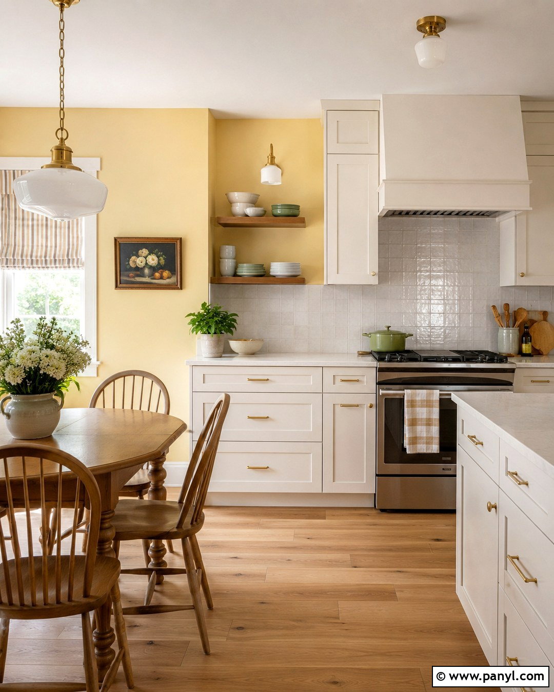 Butter Yellow Kitchen - 20 Painted Wall Colors