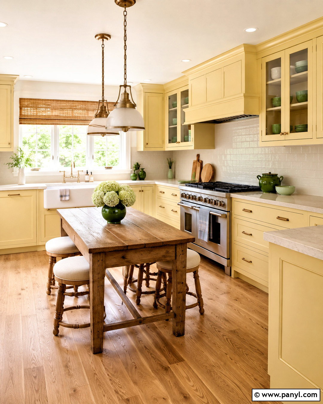 Butter Yellow Kitchen - 20 kitchen color themes