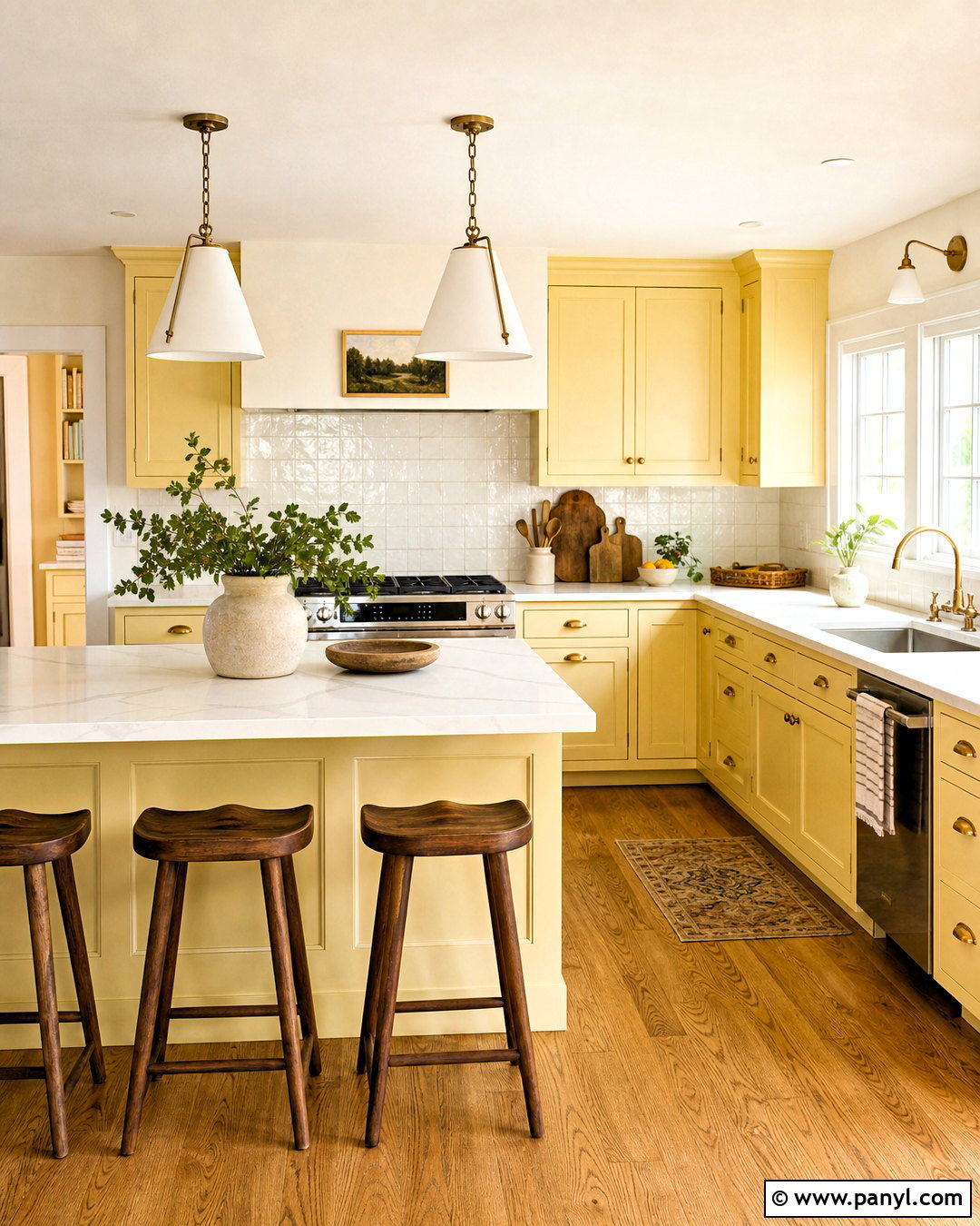Butter Yellow Kitchen - 20 trendy kitchen colors