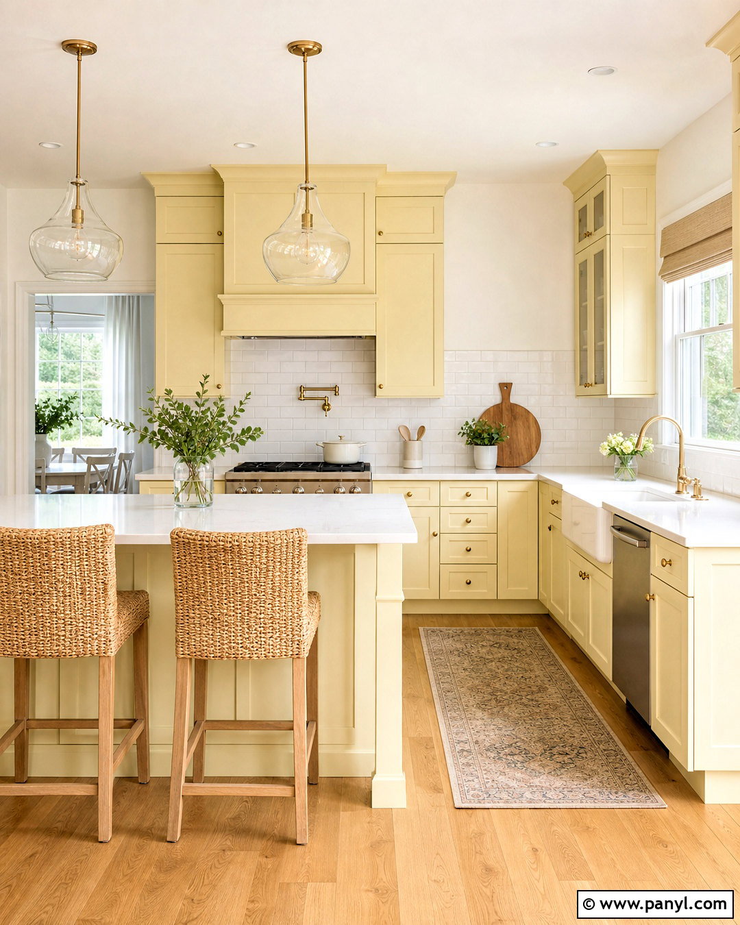 Butter Yellow Kitchen Cabinets - 20 yellow for kitchen ideas