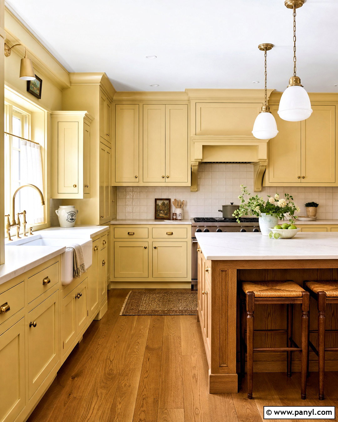 Butter Yellow Kitchen Cabinets - 20 kitchen cabinets
