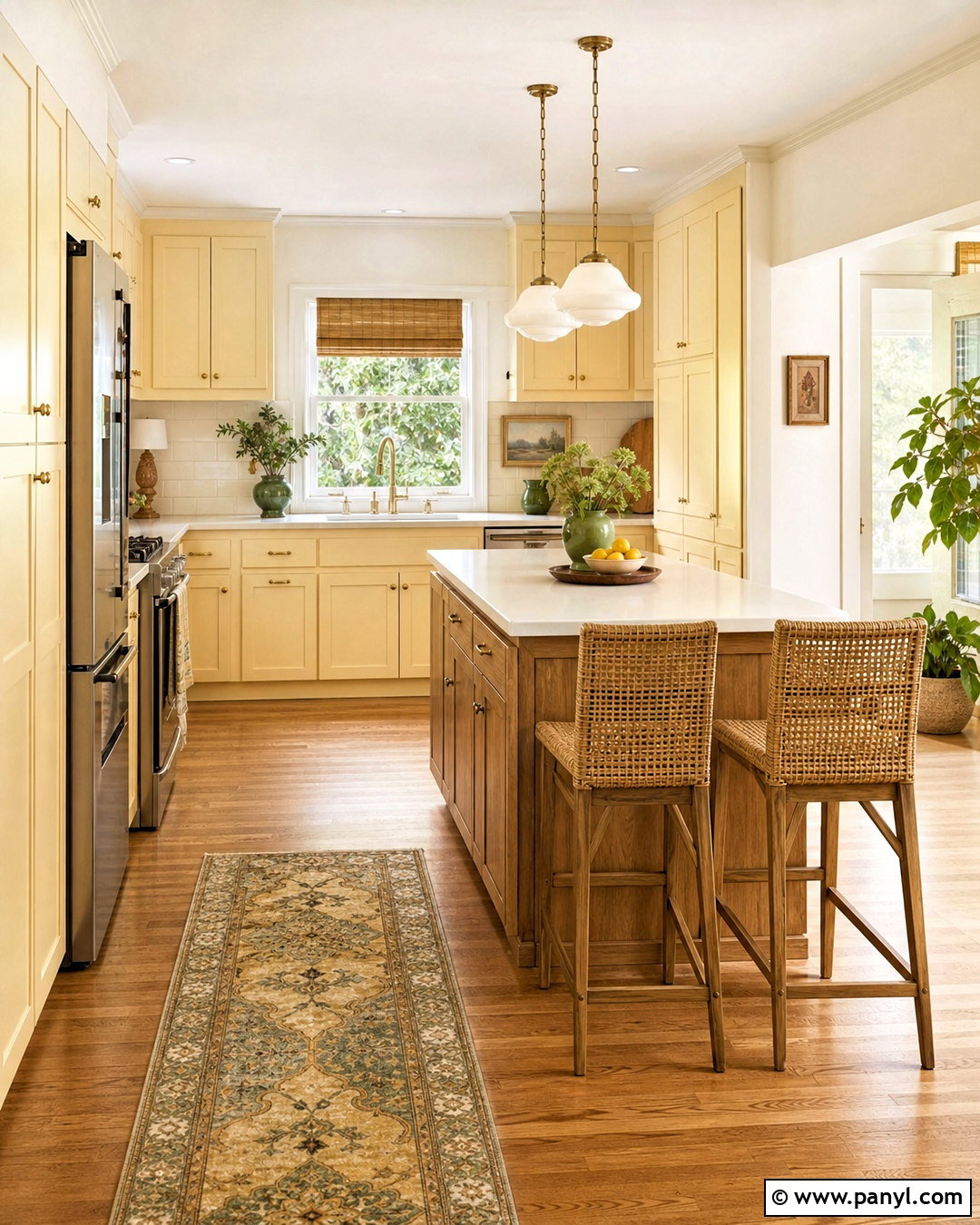 Butter Yellow Kitchen Color Scheme - 20 room colour ideas