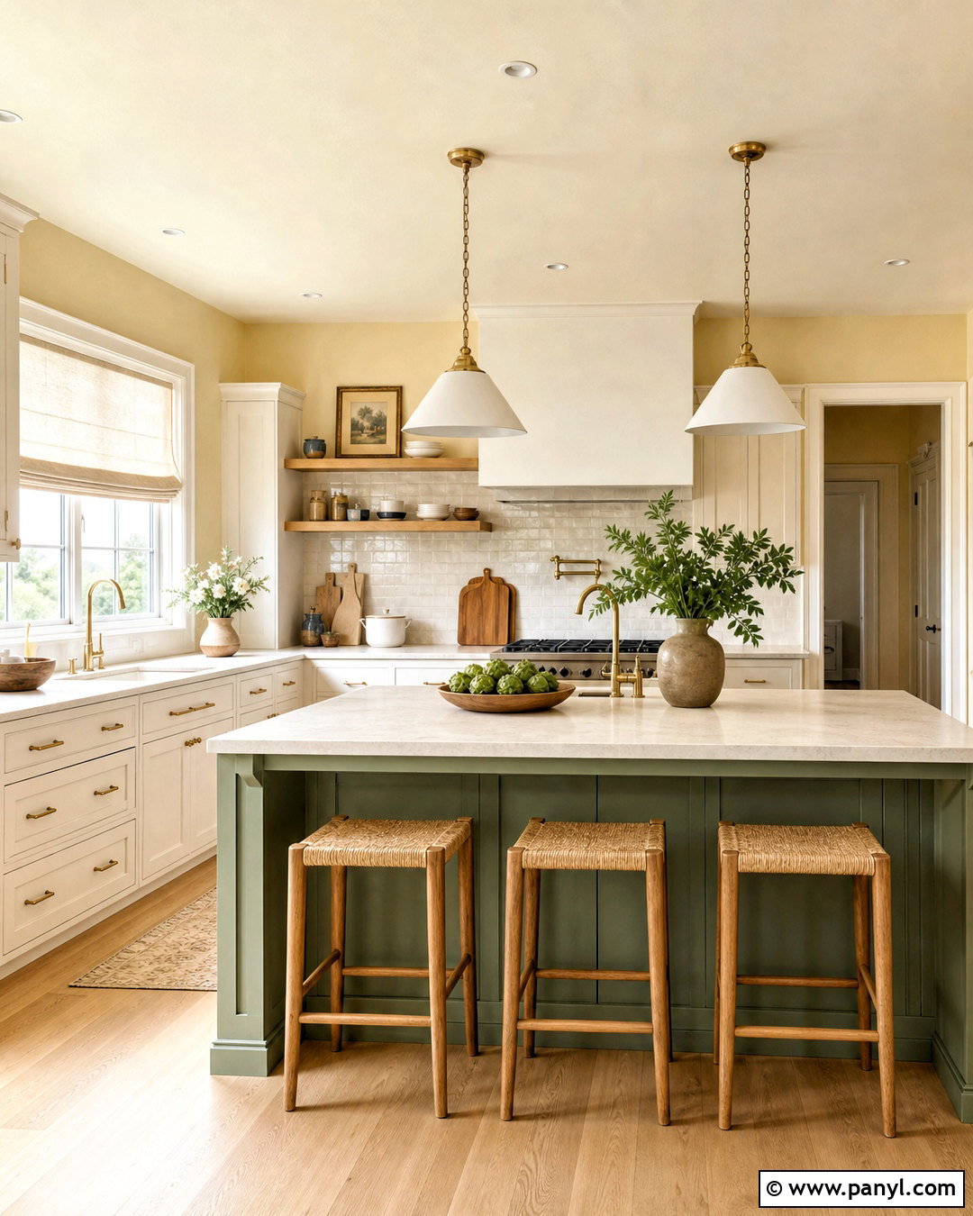 Butter Yellow Kitchen Paint - 20 warm paint colors for home ideas