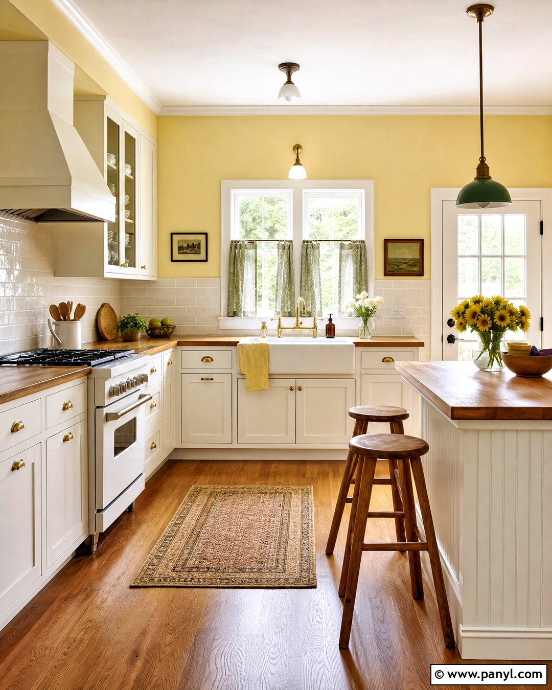 Butter Yellow Kitchen Walls - 20 kitchen paint color ideas for walls