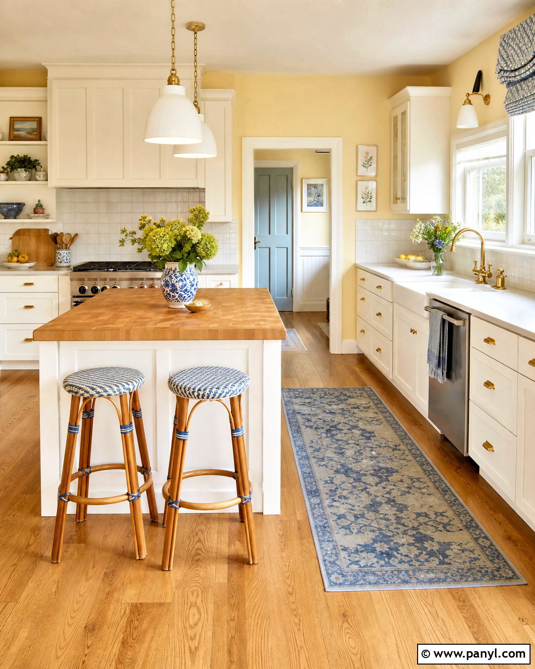 Butter Yellow Kitchen Walls - 20 kitchen paint ideas walls colour schemes