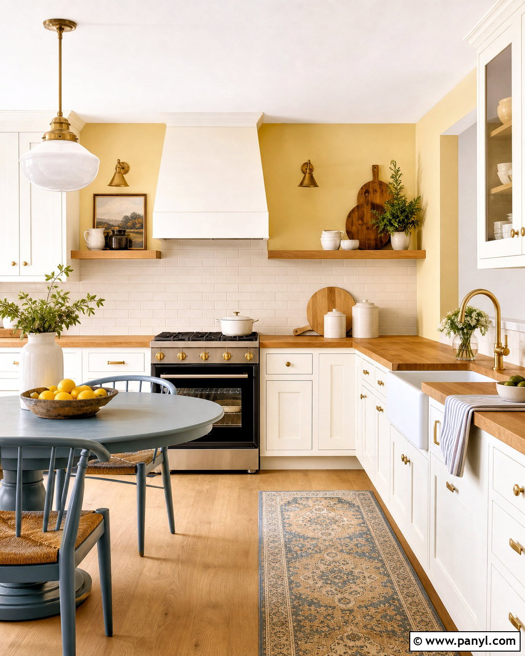 Butter Yellow Kitchen Walls - 20 wall paint inspo ideas