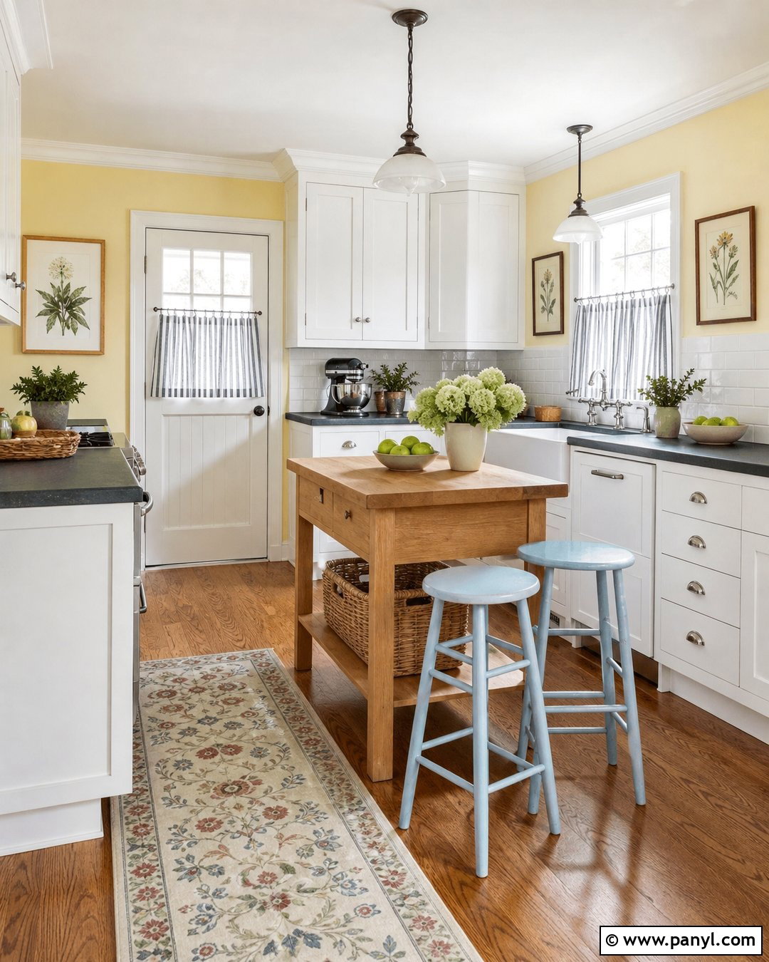 Butter Yellow Kitchen Walls - 35 Kitchen Color Ideas For Walls