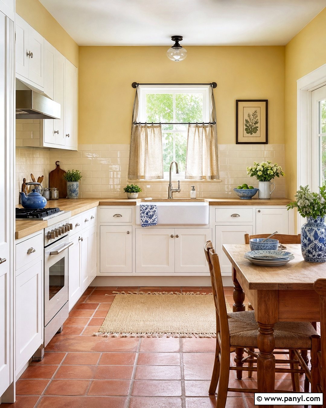 Butter Yellow Kitchen Walls - 35 kitchen wall colours