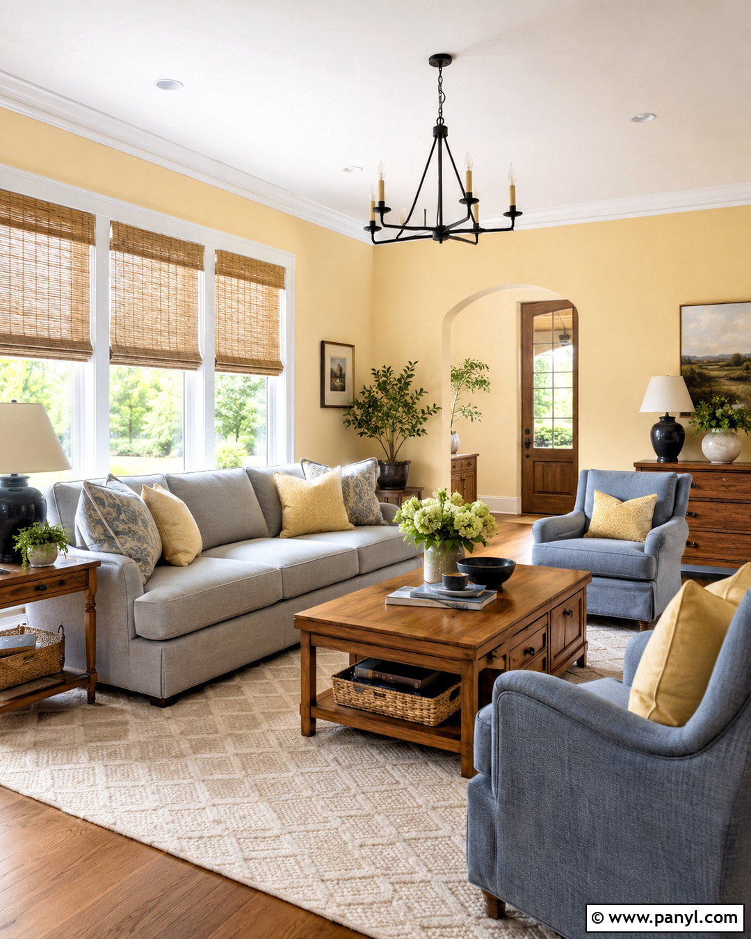 Butter Yellow Living Room - 20 living room pastel colors