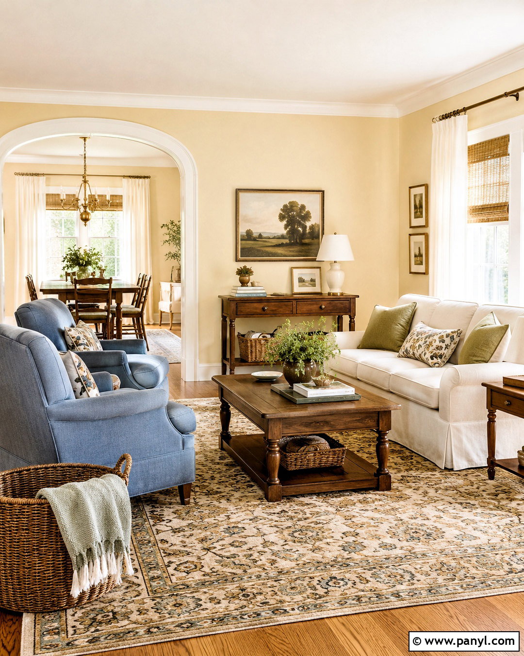Butter Yellow Living Room Paint - 20 popular paint colors for living room ideas