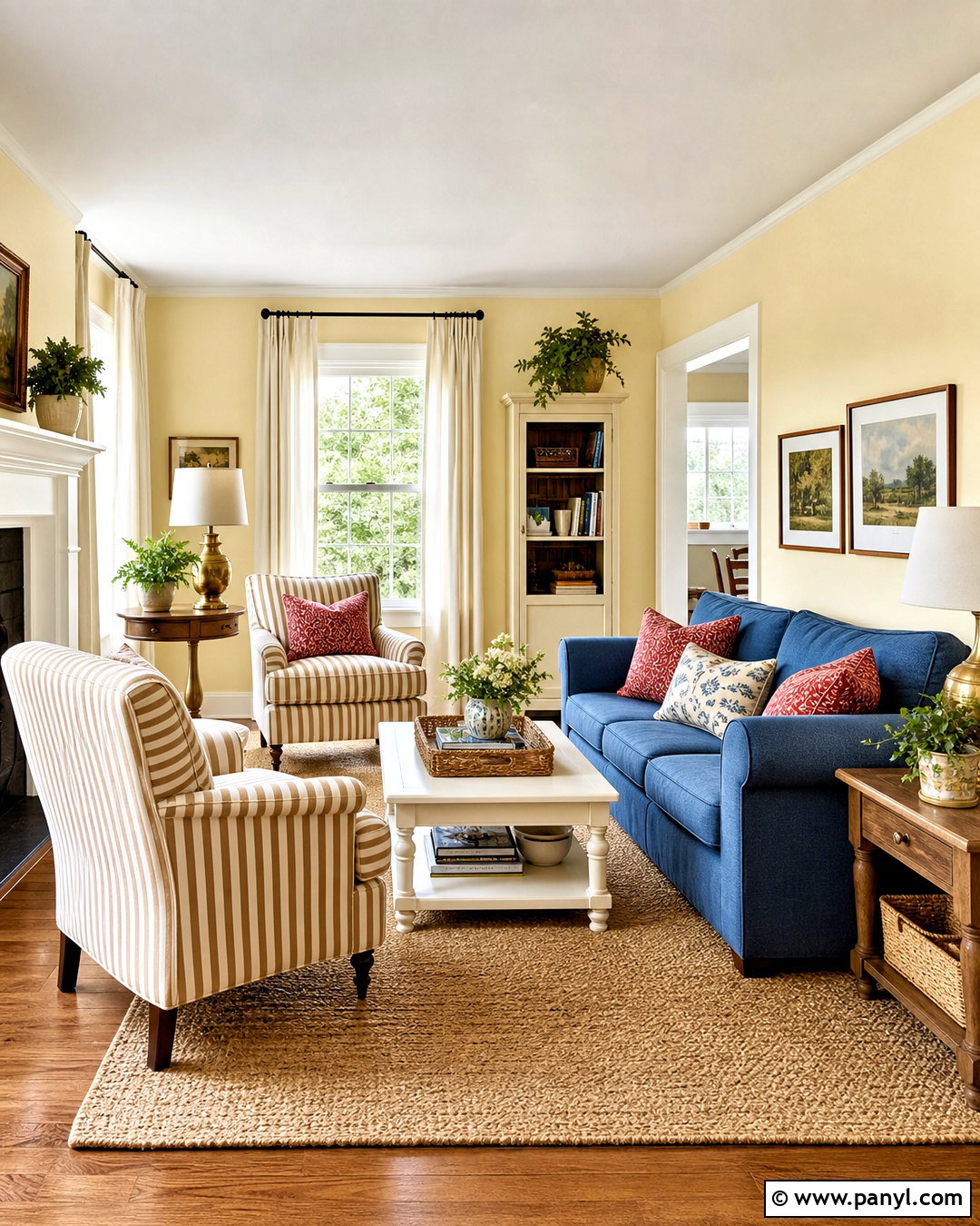 Butter Yellow Living Room Paint - 20 indoor paint colors living room ideas