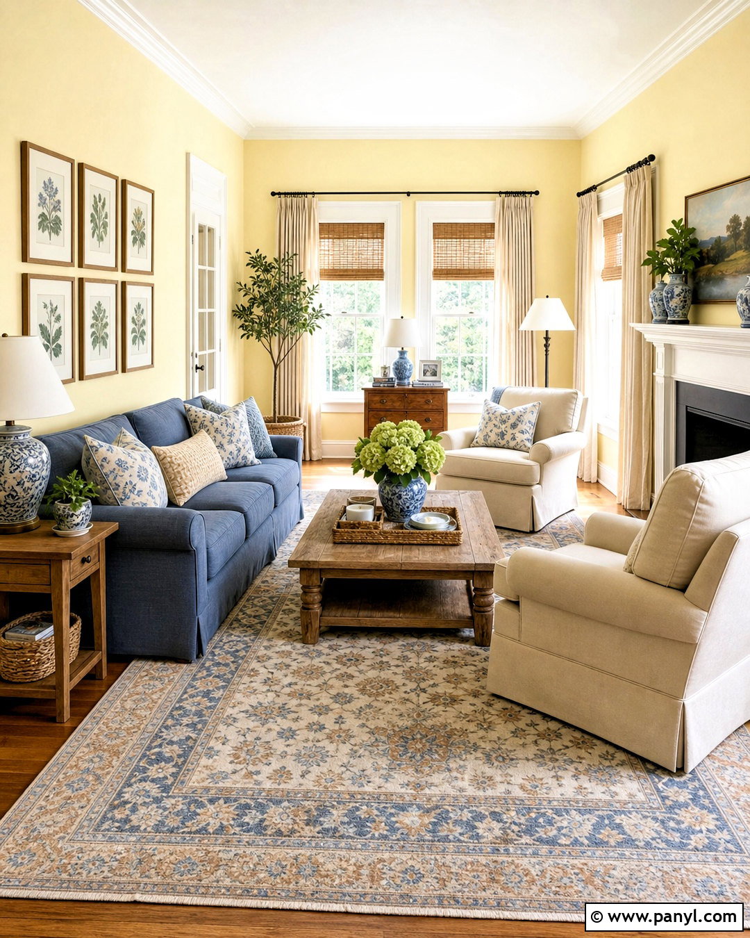 Butter Yellow Living Room Walls - 20 painting ideas living room wall colors