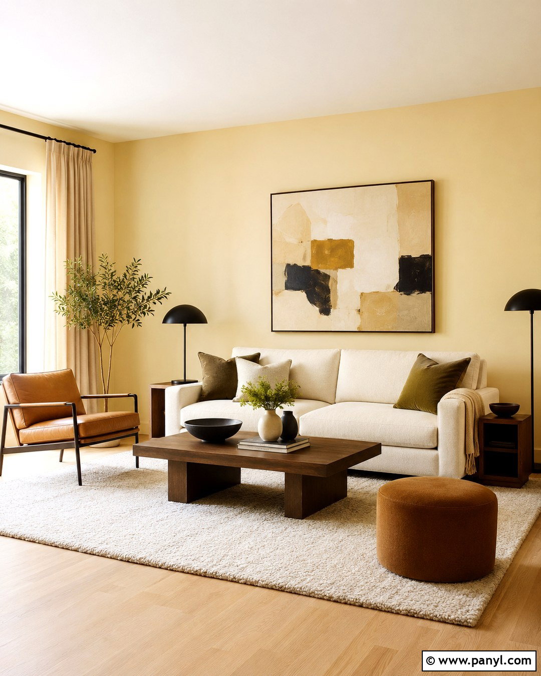 Butter Yellow Living Room Walls - 20 Living Room Wall Color Ideas Modern Ideas
