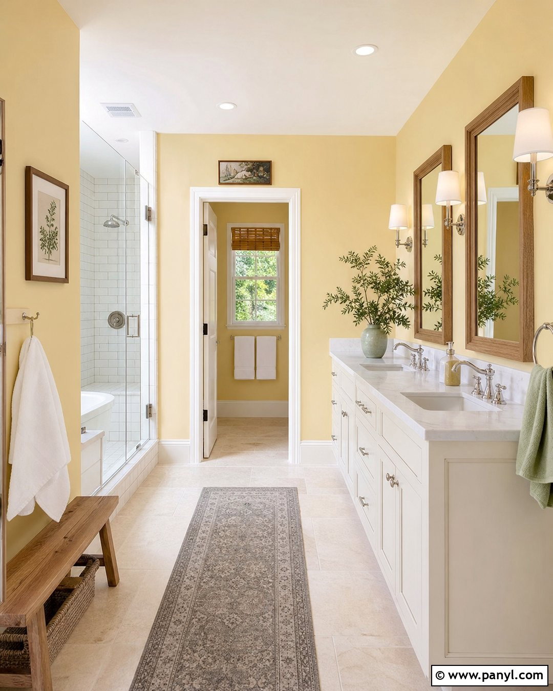 Butter Yellow Master Bath Walls - 25 Master Bath Wall Color Ideas
