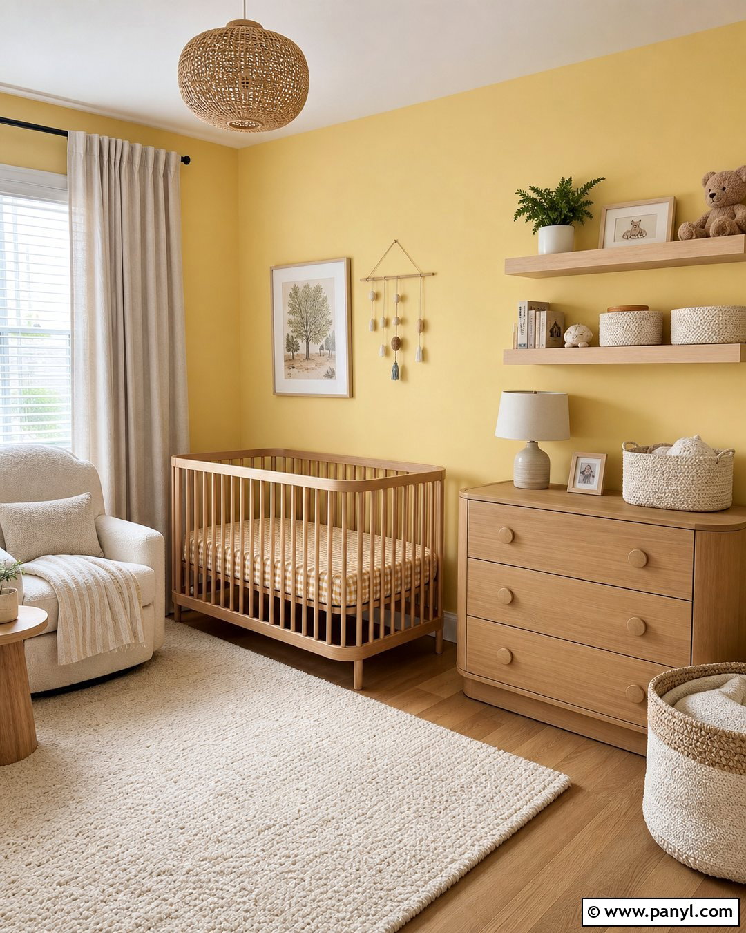 30 Yellow Nursery Walls Ideas for a Warm, Joyful Baby Room