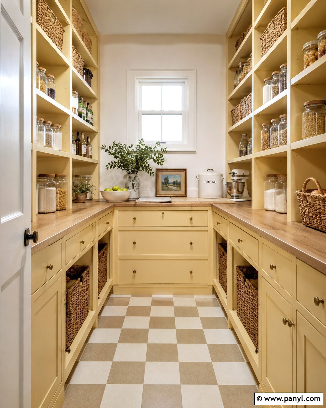 Butter Yellow Pantry Color - 20 Bright Pantry Colors