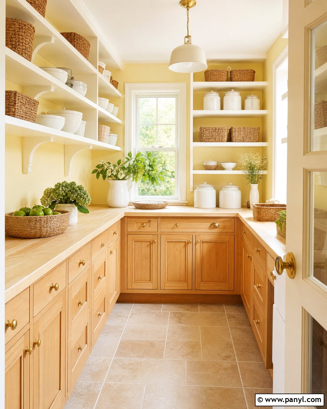 Butter Yellow Pantry Walls - 25 Pantry Wall Colors