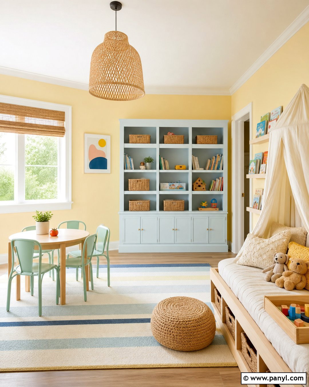 Butter Yellow Playroom Wall Color - 35 playroom wall colors