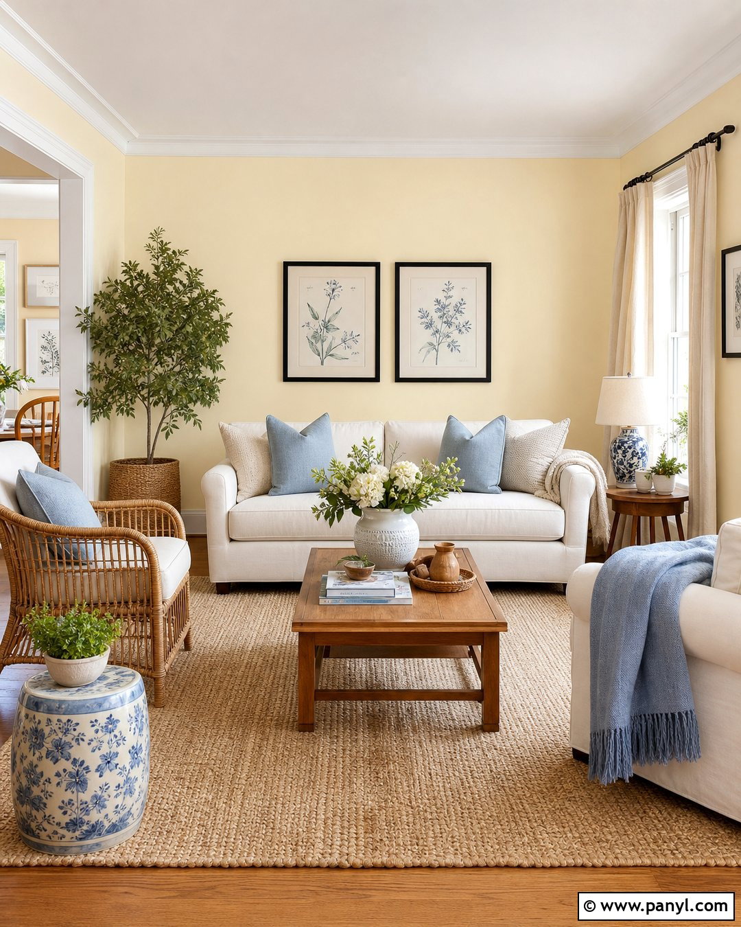Butter Yellow Room Walls - 35 Aesthetic Room Wall Color Ideas
