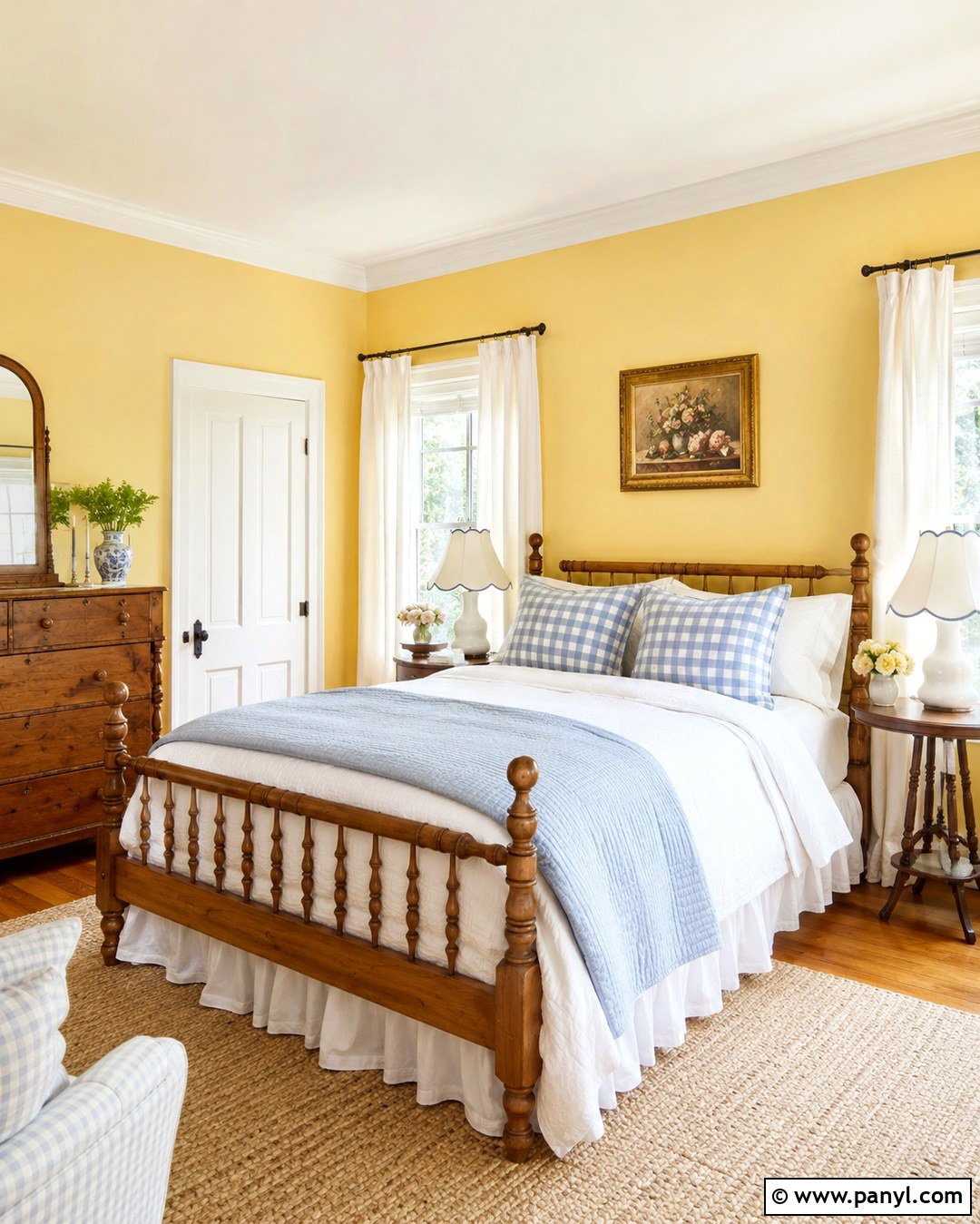 Butter Yellow Room - 20 Cute Colours To Paint Your Room Ideas