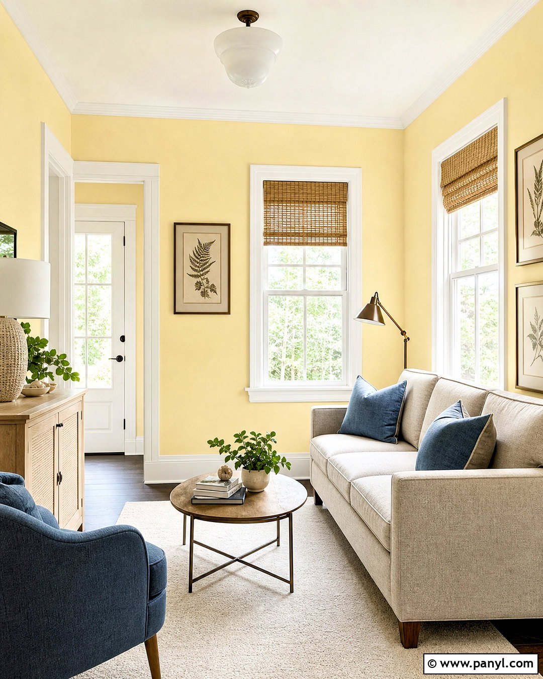 Butter Yellow Small Living Room - 20 small living room paint color ideas