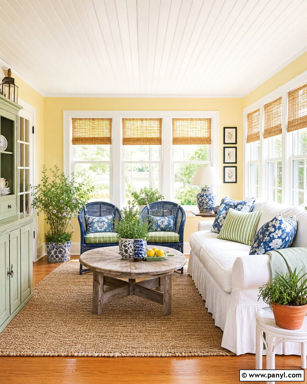Butter Yellow Sunroom Walls - 30 sunroom wall colors